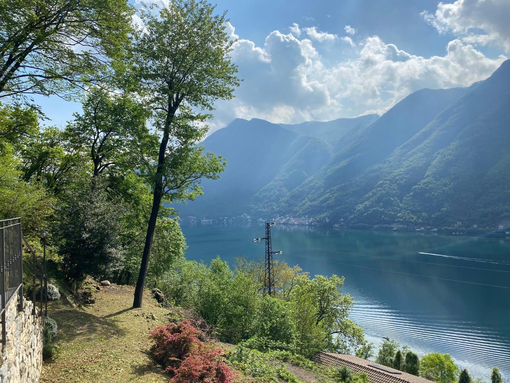 Tra Lago E Montagna Baita La Morena Nesso Luaran gambar