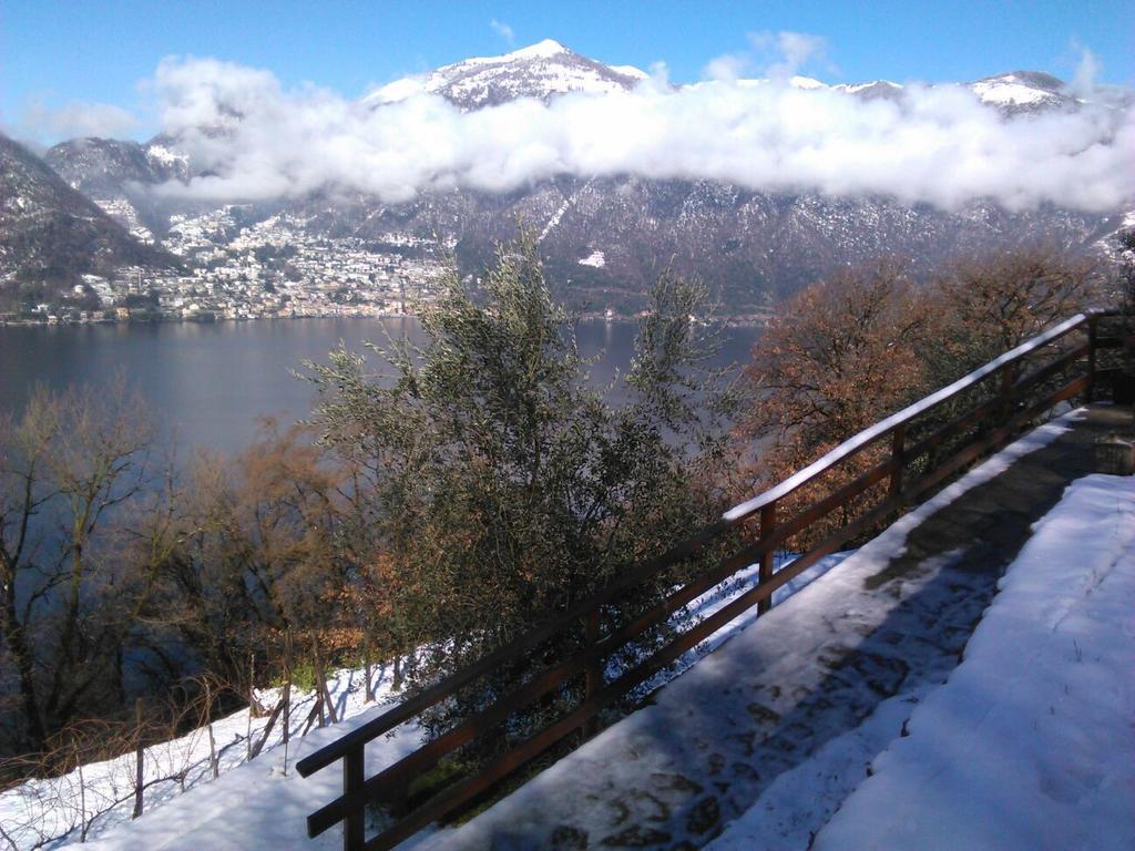 Tra Lago E Montagna Baita La Morena Nesso Luaran gambar