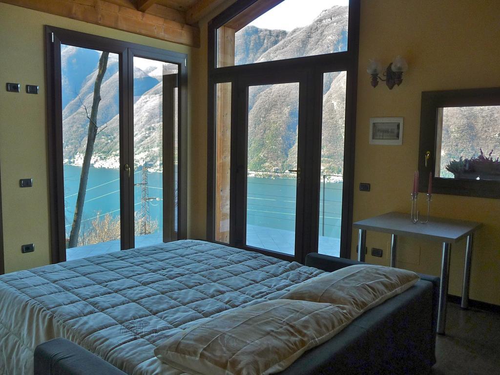 Tra Lago E Montagna Baita La Morena Nesso Luaran gambar